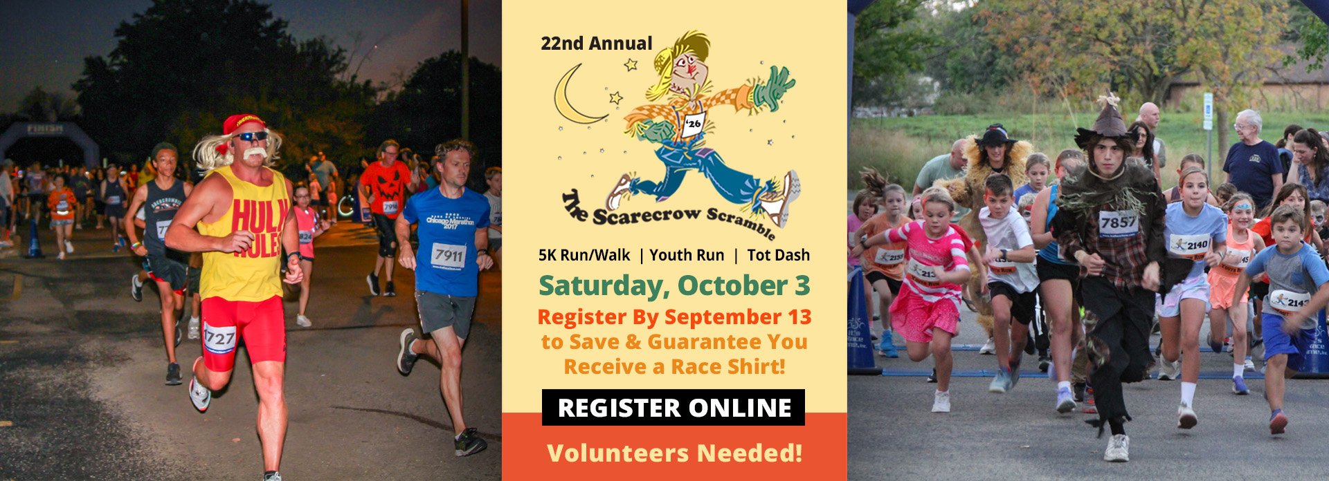 Scarecrow Scramble 5K - Saturday, October 3
